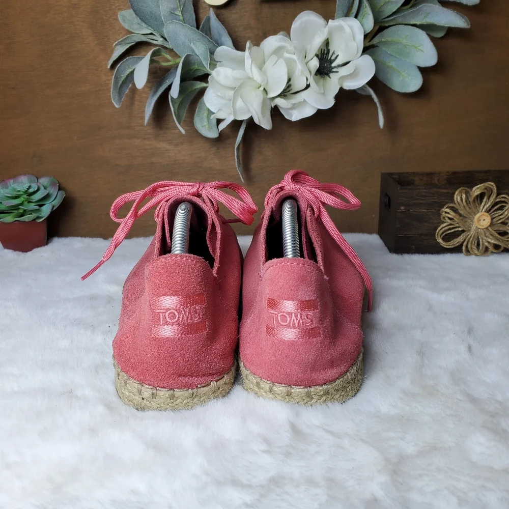 TOMS Lena Suede Espadrilles Women's Size 9